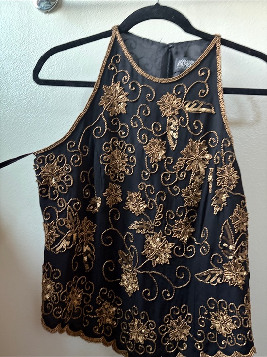 Adrianna Papell Tops - Adrianna Papell Black beaded Top